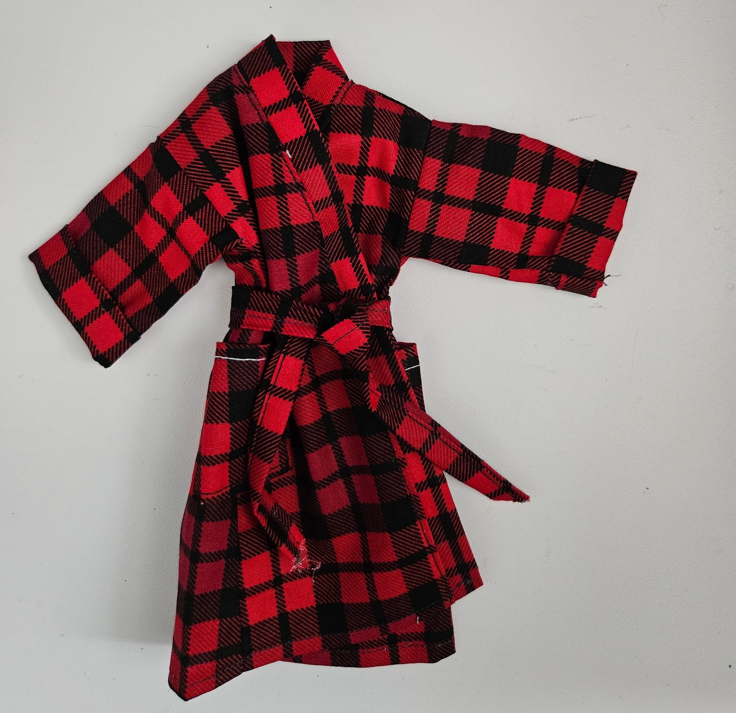 Red & Black Doll Robe