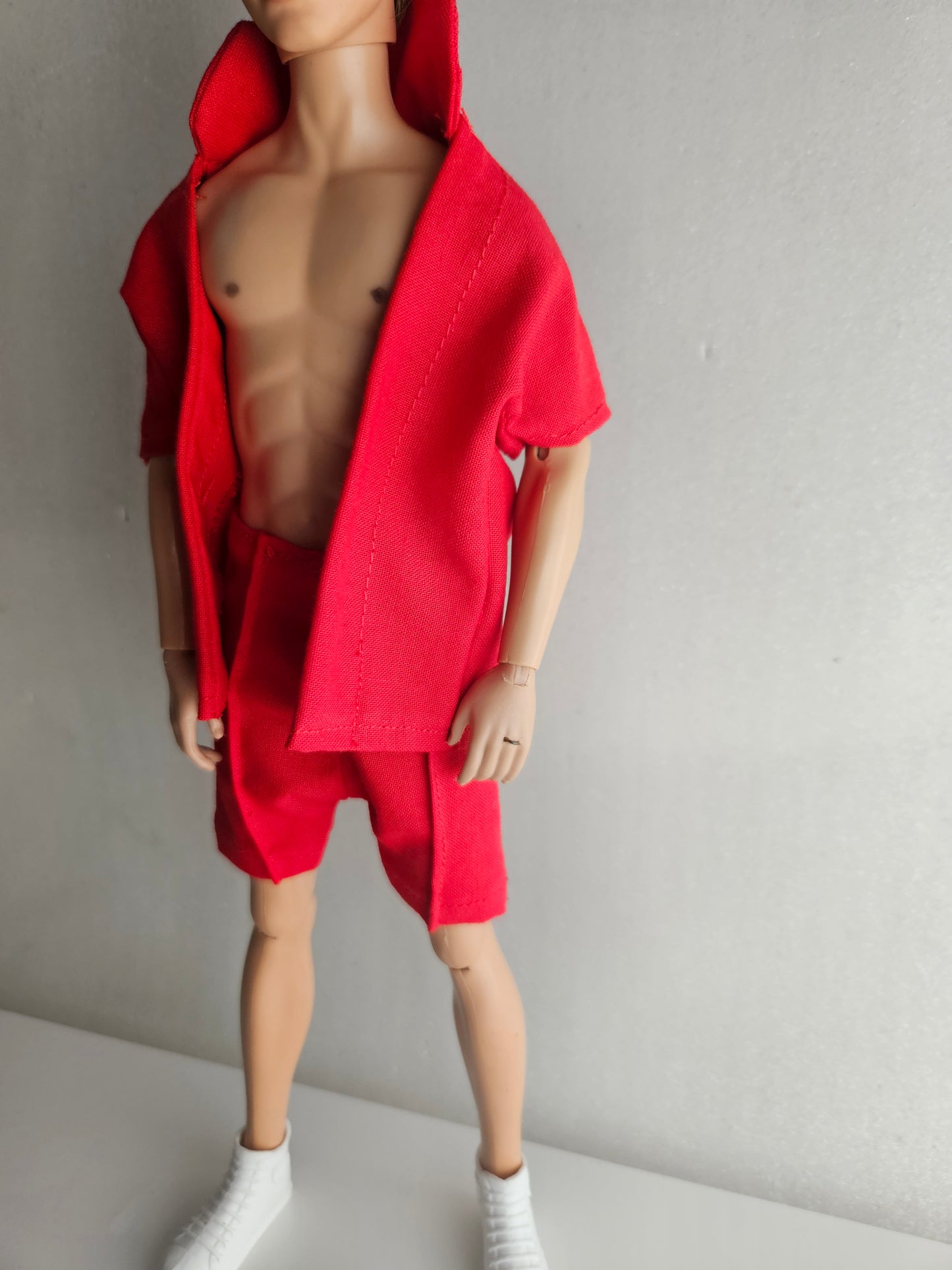 Red set for male doll