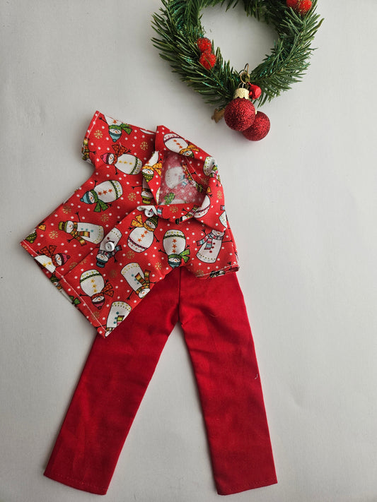 Christmas Pj's for Dolls