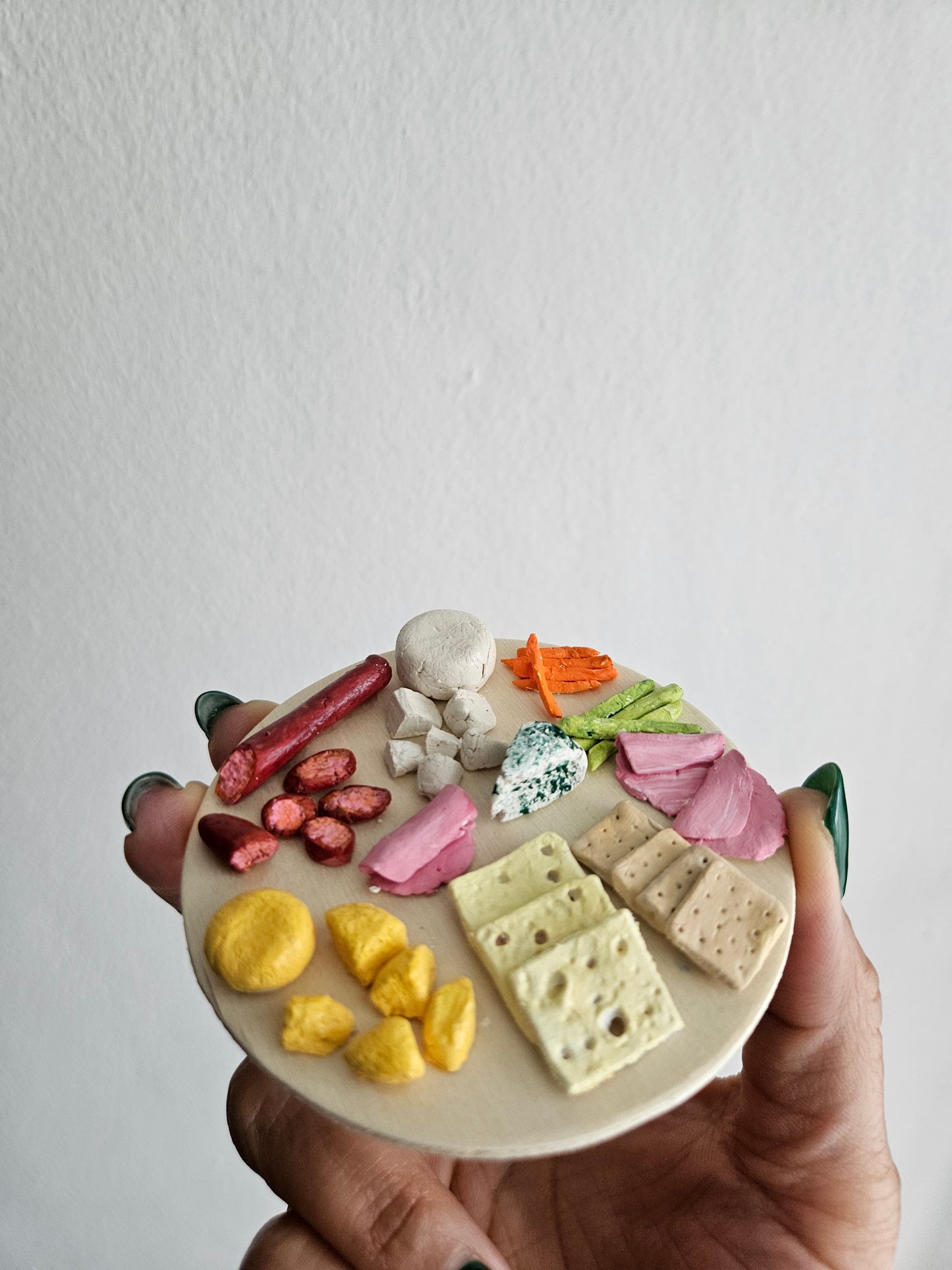 Polymer Clay Miniature Charcuterie Board