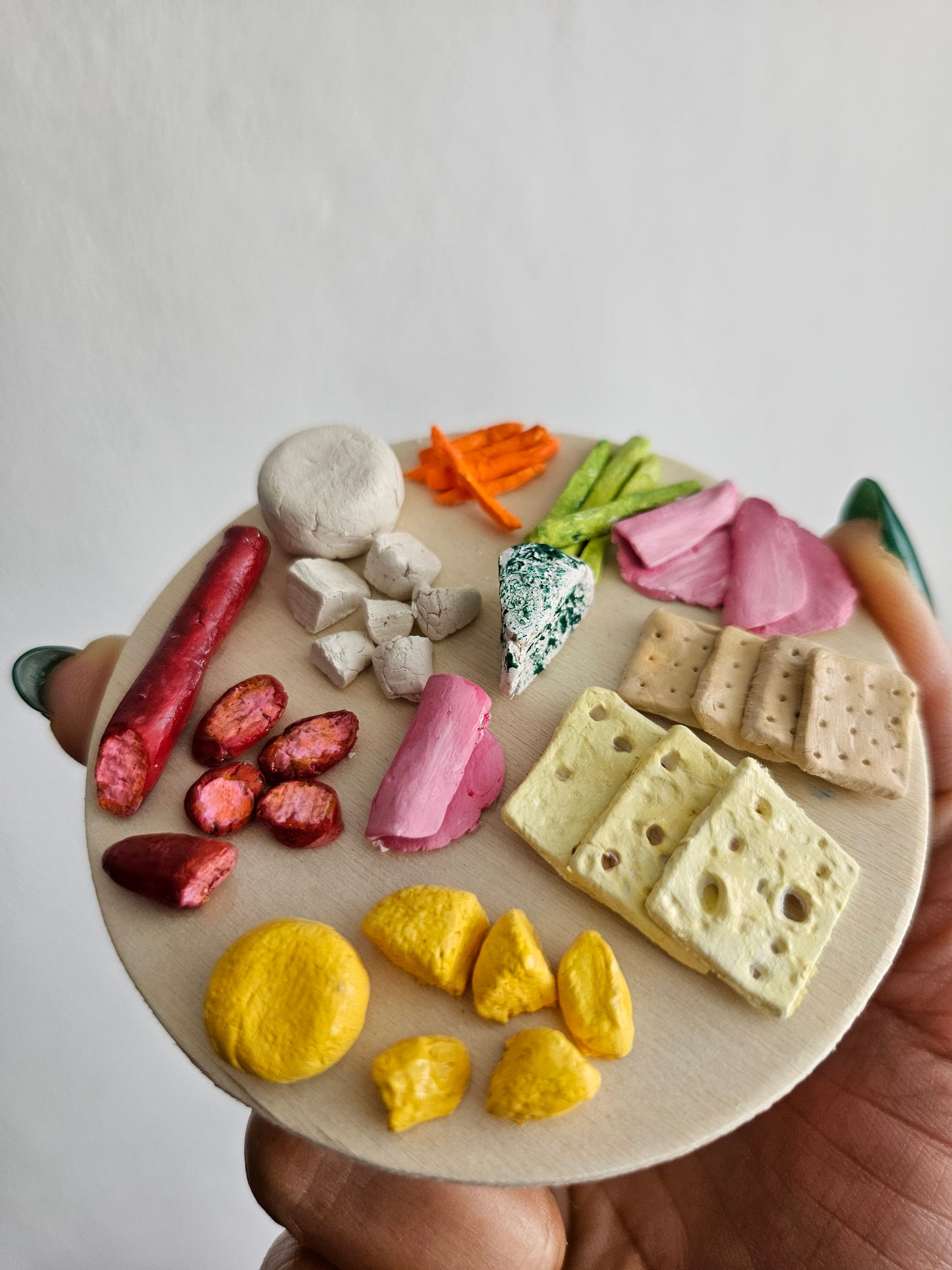 Polymer Clay Miniature Charcuterie Board