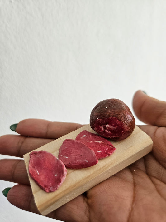 Polymer Clay Miniature Meat Board