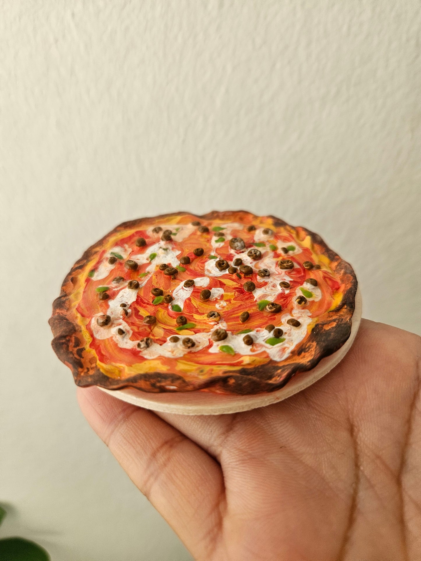 Polymer Clay Miniature Pizza