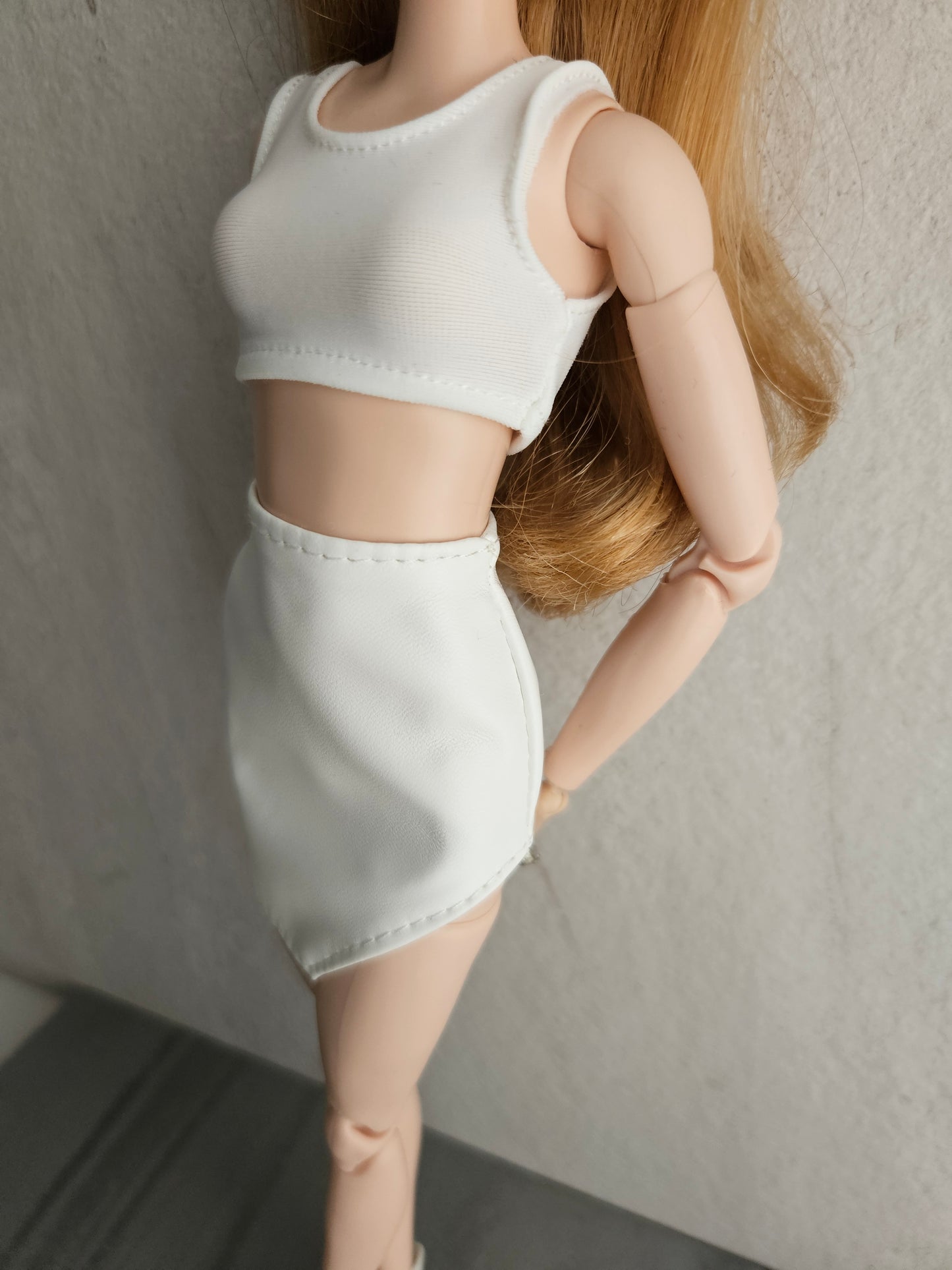 Fresh White Outfit for Dolls