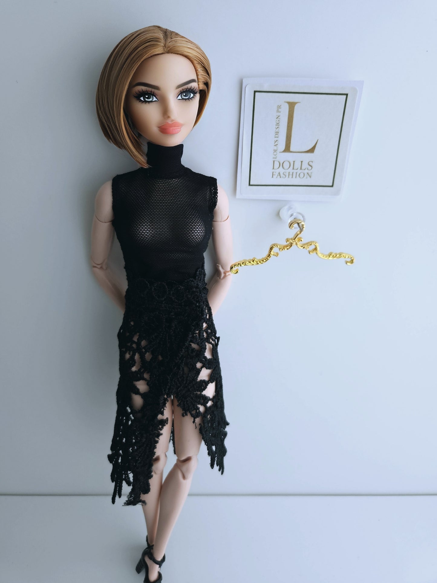 Midnight Lace Set for dolls.