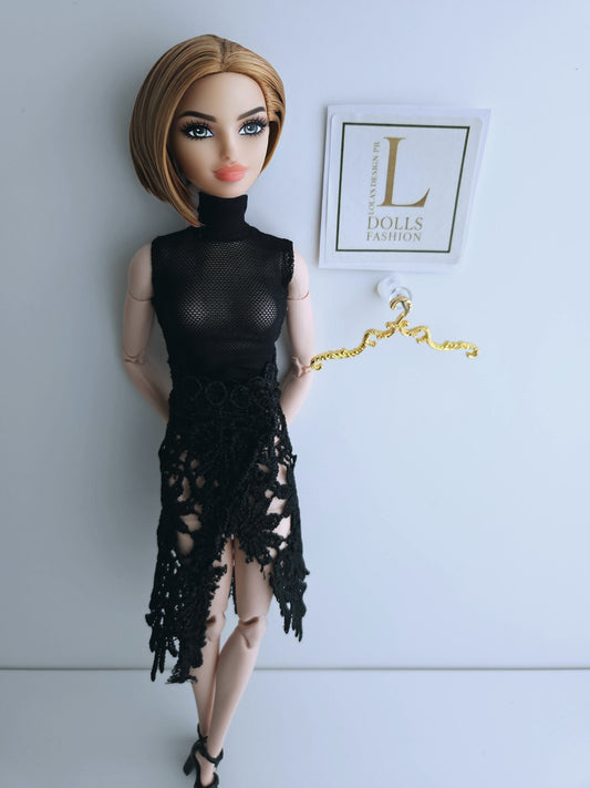 Midnight Lace Set for dolls.