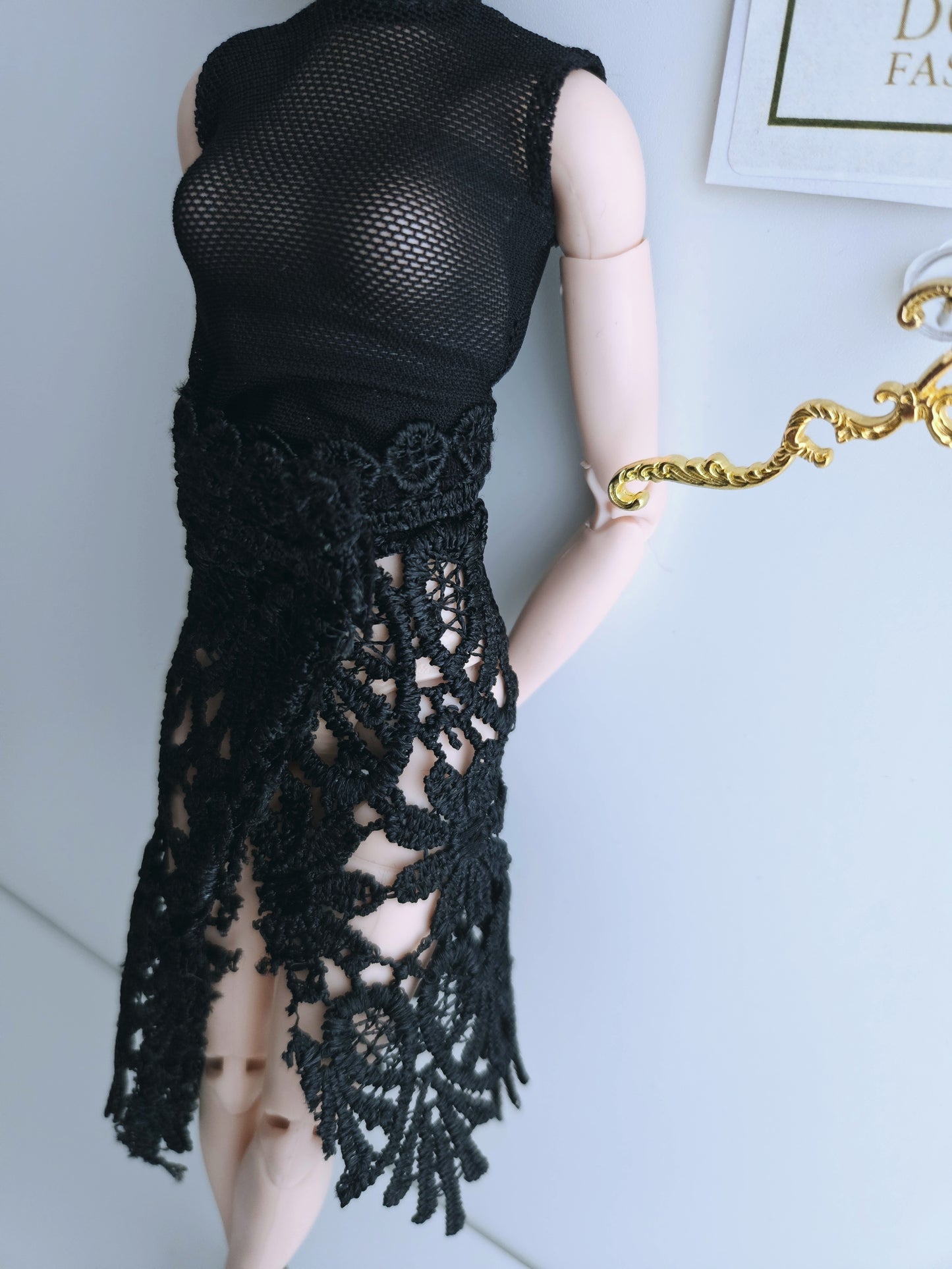 Midnight Lace Set for dolls.