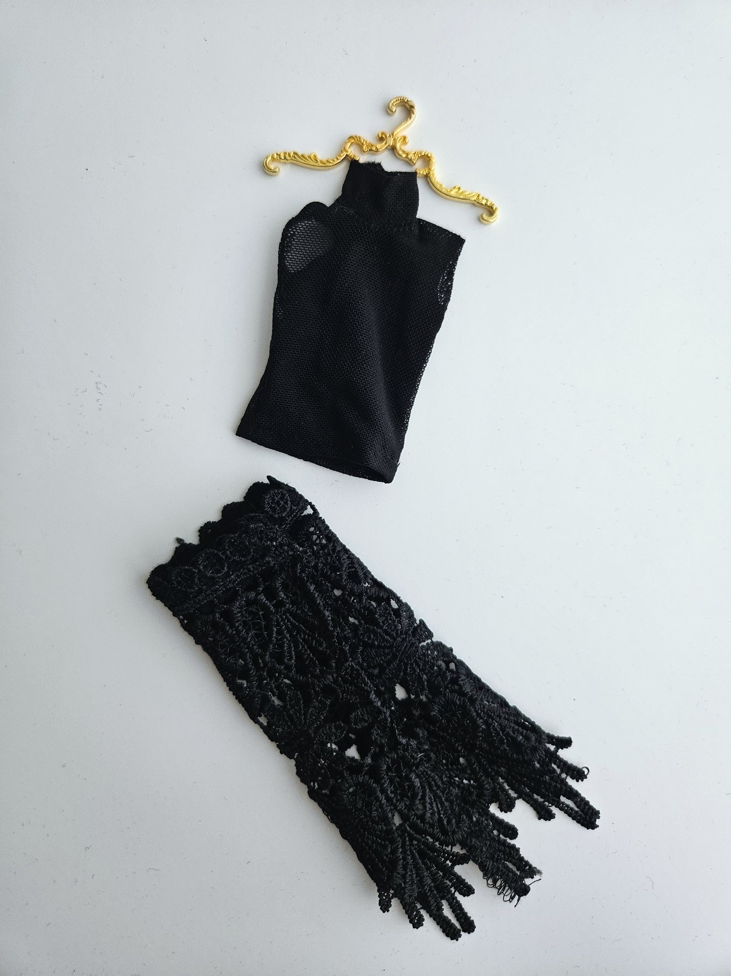 Midnight Lace Set for dolls.