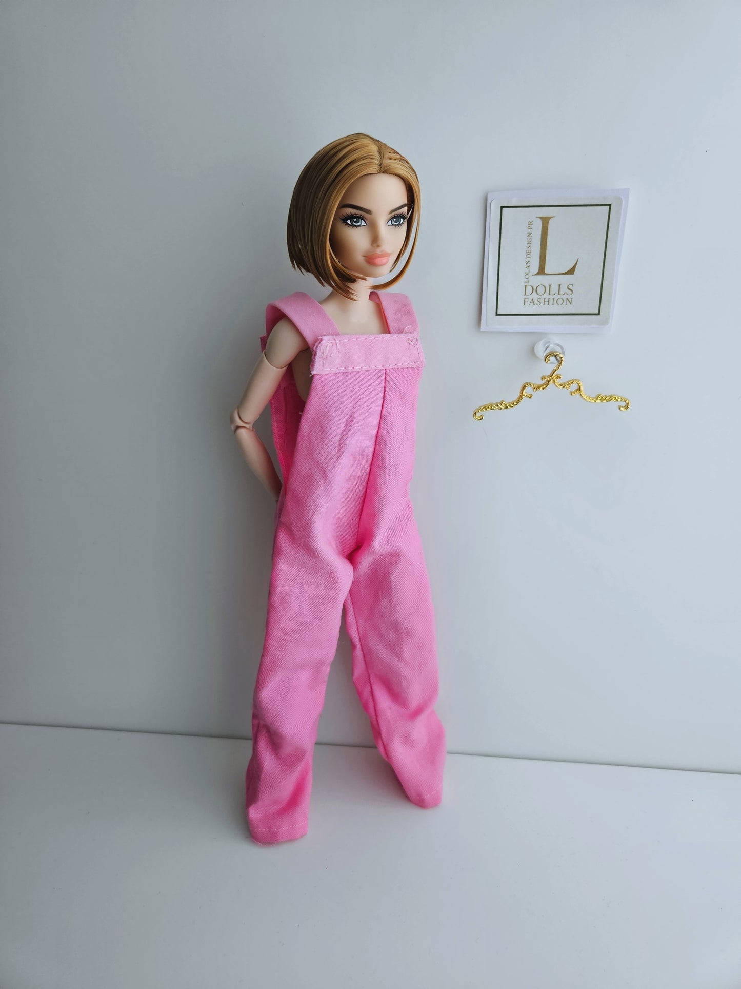 Bubblegum Overall for Dolls