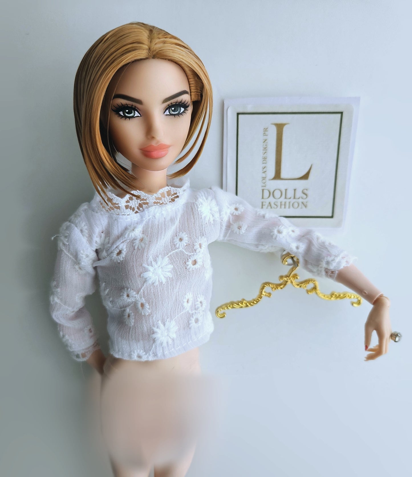 Daisy Whisper Blouse for Dolls