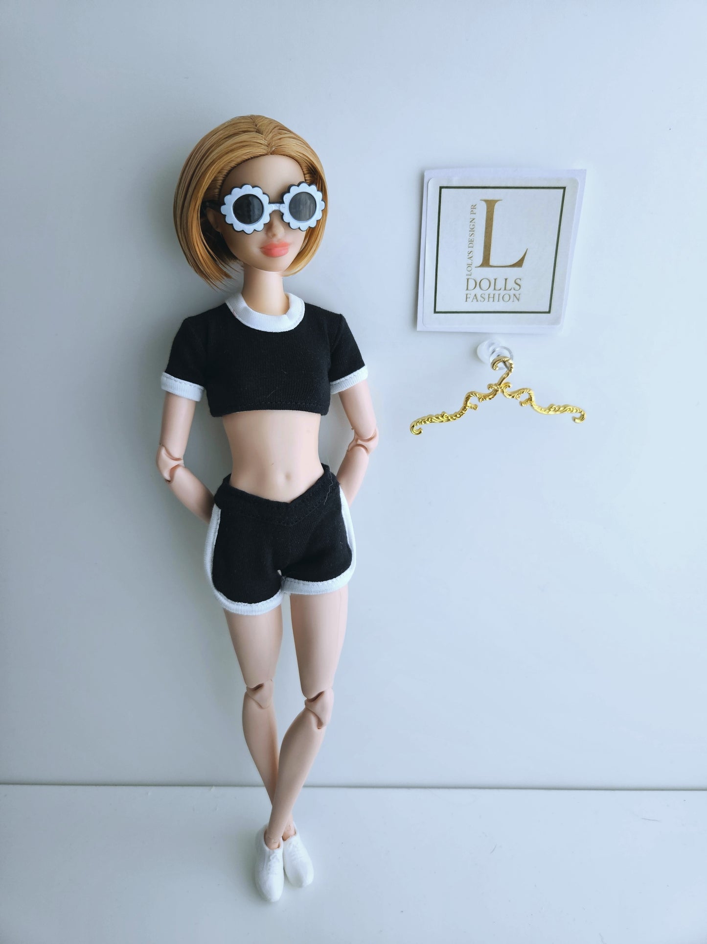 Monochrome Sport Set for Dolls
