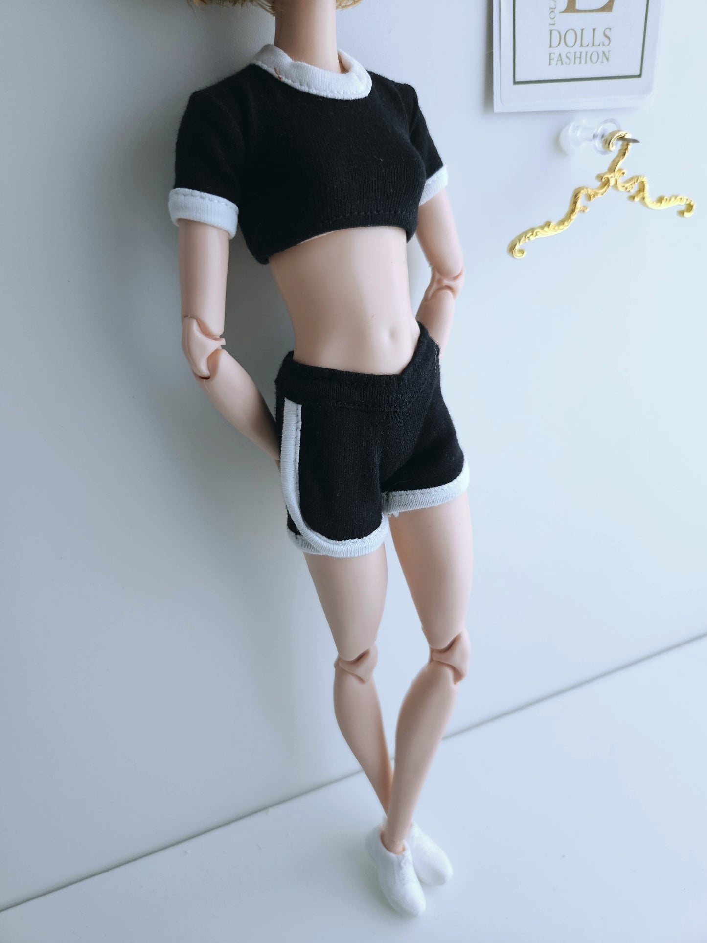 Monochrome Sport Set for Dolls