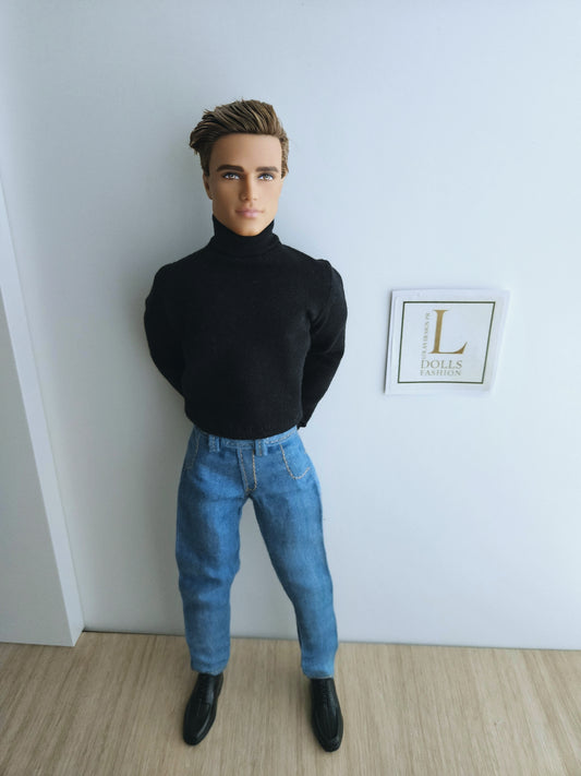 Classic Turtleneck Set for Doll