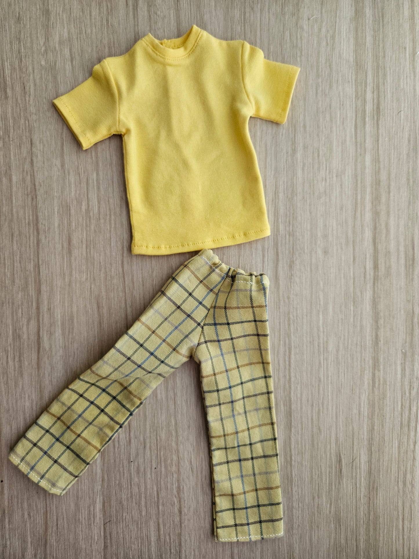Sunshine Plaid Set for Doll