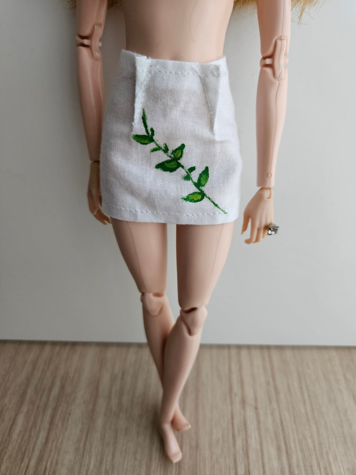 Hand painted mini skirt for Dolls