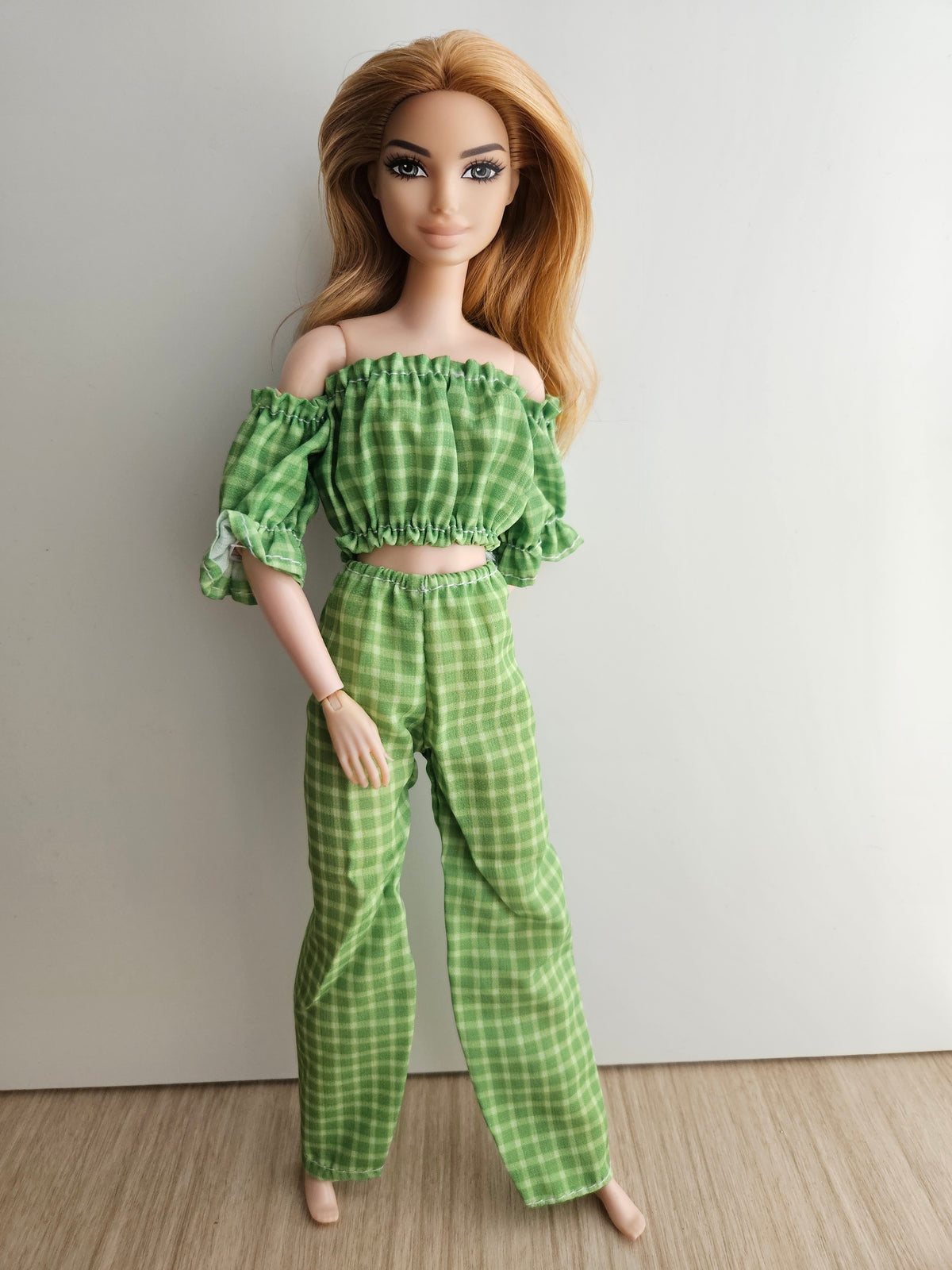 Off-Shoulder Two-Piece Set For Dolls