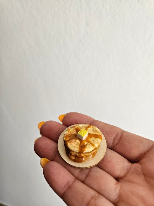 Polymer Clay Miniature Pancakes Pieces