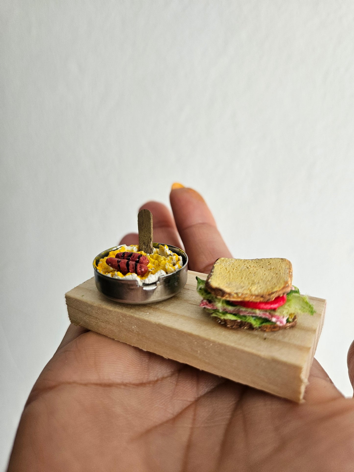 Polymer Clay Miniature Scrambled Eggs