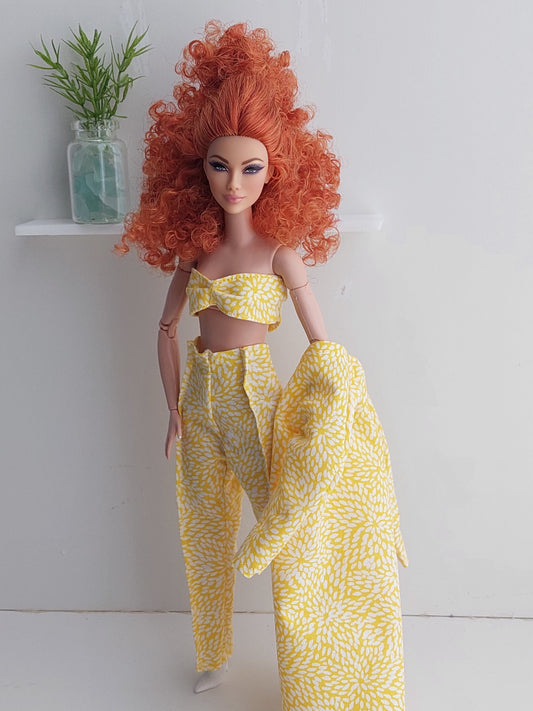 Yellow Pants Set